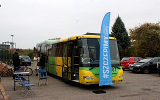 Specjalny autobus zachęca elblążan do szczepień przeciwko COVID-19